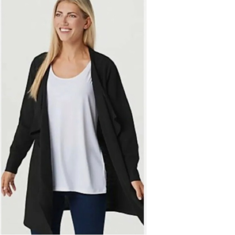 H by Halston Cascade Cardigan